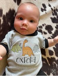 Camisa de bebé dinosaurio