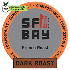Is compostable different than biodegradable? Sf Bay Coffee French Roast 120 Ct Dark Roast Compostable Coffee Pods K Cup Compatible Including Keurig 2 0 Walmart Com Walmart Com