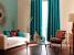 Turquoise Blue Curtains Living Room