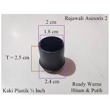 25000 inci = 63500 sentimeter: Kaki Plastik Kaki Pipa Stainless Dan Alumunium 3 4 2 Cm Shopee Indonesia