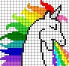 Pixel Art Licorne Pixel Art Licorne Pixel Art Pixel Art Minecraft