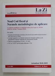 1163/1997 (în vigoare la data de 31 decembrie 2019), în baza deciziei acestora, au dreptul să țină evidența și să calculeze amortizarea mijloacelor fixe în scopuri fiscale conform regulamentului. Noul Cod Fiscal Si Normele Metodologice De Aplicare Actualizat Ianuarie 2019 2019