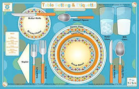 Then place the dinner plate in the middle of the setting. Best Dining Etiquette Rules To Know Guide To Proper Table Manners And Etiquette