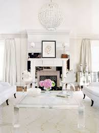 Glam Living Room In White White Living Room Decor Glamour Living Room Glamorous Living Room