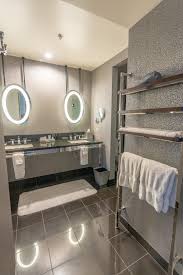 Telescoping doors separate living area from bedroom area. Review The Cosmopolitan Of Las Vegas Autograph Collection