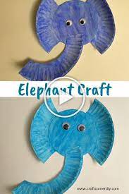 Check Out This Cute Craft For Kids Learn How To Make A Paper Plate Elephant Paper Plate Anim Elephant Crafts Animal Crafts For Kids Craft Activities For Kids