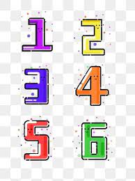 mbe風格可愛數字笑臉裝飾圖案免費扣元素 123456 數字 1號素材 psd格式圖案和png圖片免費下載 digital messages your message