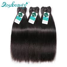 Beautyforever indian remy hair extensions is all indian remy hair, meaning that all hair are 100% real indian human hair, is chemically unprocessed and intact from the donor. Rosabeauty Grade 9a Raw Indian Straight Virgin Hair Weave Bundles Silky Straight 100 Indian Human Hair Extension 10 24 Inch Hair Weaves Aliexpress