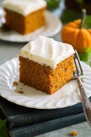 Easy Pumpkin Cake With Cream Cheese Frosting A Food Drink Post From The Blog Cooking Classy Written With Images Pumpkin Cake Easy Pumpkin Cake Recipes Pumpkin Sheet Cake