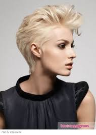 Short Slicked Back Hair Style Makeup Tips And Fashion Short Blonde Hair Short Hair Styles Short Slicked Back Hair