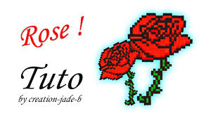 Epingle Par Creation Jade B Sur Tuto Pixel Art Pixel Art Fleur Pixel Art Fleur Rose Rouge