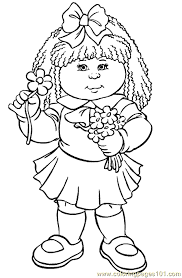 Expert cabbage patch doll collectors there are several ways to identify authentic cabbage patch dolls, including signatur. Cabbage Patch Kids Coloring Page 08 Coloring Page Free Cabbage Patch Coloring Pages Kids Coloring Books Coloring Books Coloring Pages For Kids
