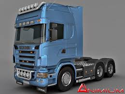 Scania R520 Truck Trucks 3d Model Model