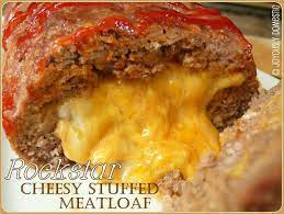 Rockstar Cheesy Stuffed Meatloaf Recipes Food Cooking Recipes