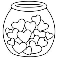 Applying oil to paper creates more of a translucent look with the paper so the sun light can shine through the art design. Jar Of Hearts Coloring Page By Happy As A Teacher Tpt