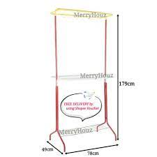 Selain berbagi ide dekorasi rumah minimalis, kali ini dekorrumah.net coba berbagi info daftar harga besi beton terbaru semua jenis dan ukuran. Ready Stock Outdoor Indoor Anti Rust Clothes Hanger Rack Rak Gantung Sidai Baju Tuala Rak Penyidai Baju Besi Ampaian Shopee Malaysia