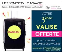 En vous abonnant aux newsletters de le monde du bagage. Le Monde Du Bagage La 3eme Valise Rigide Offerte Remise Supplementaire Via Code Promo Maxibonsplans