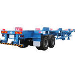 2 Axle 20FT/40FT Container Chassis Truck Semi Trailer Self Loading  Container Terminal Trailers