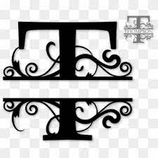 Download Letter Monogram Free Monogram Cricut Monogram Monogram Split T Monogram Svg Hd Png Download 2427x2034 6508766 Pngfind