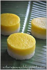 Gambar kuih seri muka durian. Kuih Serimuka Durian Resipi Citarasawan Durian Recipe Asian Desserts Cafe Food