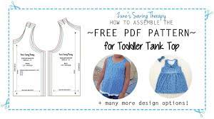 Join the made for mermaids facebook group by clicking on this hyperlink. Free Toddler Tank Top Pattern How To Assemble The Printable Pdf Pattern Youtube