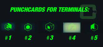 The punch card with the right face of a cube shaded in along with the background. How To Restart Punchcard Terminals Control Video Game Control Game Guides Collectibles Hub