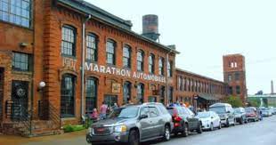 Marathon Village Transforms Into Nashville S Hip New District Nashville Village Building Exterior