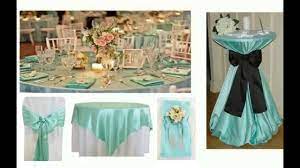 Vedouci round tablecloth round table cloth for round tables in washable polyester, great for buffet table, parties, holiday dinner, wedding & more (90 inch,tiffany blue) 4.7 out of 5 stars 339 $9.99 $ 9. Tiffany Blue Wedding Decorations Youtube