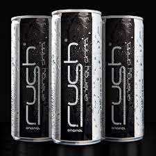 The premium energy drink that helps you live life, fast. Rush Energy Drink Case X24 Ansa Mcal
