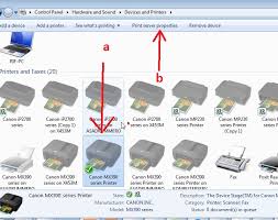 Pertama, silahkan masuk ke device and printer yang ada pada control panel. Cara Menambah Ukuran Kertas F4 Pada Printer Canon Lengkap Operator Sekolah