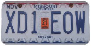 Oklahoma tag, it shall remain on the vehicle. Vehicle Registration Plates Of Missouri Wikipedia