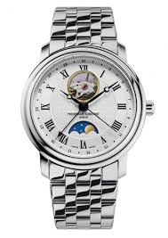 Franck muller vanguard lady moonphase alors que la marque commence à être bien présente sur le marché français, découvrons les dernières montres de chez franck muller. Frederique Constant Classics Heart Beat Moonphase Fc 335mc4p6b2