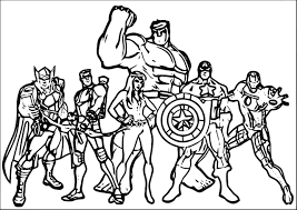Marvels the avengers 2012 live action movie. Printable Marvel Coloring Pages Coloring Name B107 Carnival