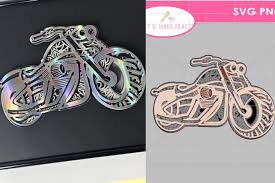 Cut, fold, glue and put additional accessories. Bike Svg 3d Multilayered Mandala Svg Cut Files 983368 Paper Cutting Design Bundles
