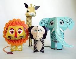 Cute Animal Paper Crafts Designed By Mibo Gadgetsin Paper Animal Crafts Paper Animals Animal Crafts