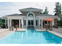 Prairie Style House Plan 4 Beds 6 Baths 9820 Sq Ft Plan 132 354 Pool House Designs Pool House Plans Luxury House Plans