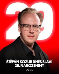 Český herec Štěpán Kozub dnes slaví narozeniny. 🤩 Přejeme všechno  nejlepší! 🎂 #stepankozub #ockotv