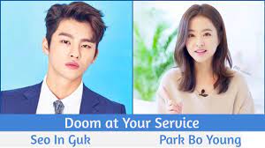 Doom at your service premieres on may 10 via tvn. Doom At Your Service Upcoming K Drama 2021 Seo In Guk Park Bo Young Youtube
