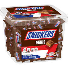 Snickers single bar chocolate candy, 48 bars of 1.86oz each. Buy Snickers Chocolate Mini Candy Bars 141 Count 44 5 Oz Online In Hungary B088nlwh3b
