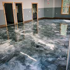 Metallic Epoxy Flooring In Atlanta Grindkings Flooring Metallic Epoxy Floor Epoxy Floor Epoxy Floor Designs