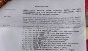 Maybe you would like to learn more about one of these? Dipertanyakan Sk Perangkat Desa Demong Sakti Siulak Kerinci Time