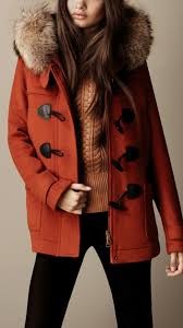 Duffle coat with faux fur lined hood. Ù…ØµØºØ±Ø© Ø±ÙˆØ­Ø§Ù†ÙŠ Ø£Ø±Ù…Ù„Ø© Burberry Duffle Coat With Fur Hood Psidiagnosticins Com