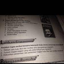 Sebuah buku nonfiksi dianggap bermutu atau memiliki kelebihan apabila memenuhi kebutuhan informasi atau ilmu pengetahuan pembaca, isinya dapat dipertanggungjawabkan menyajikan sebuah perspektif yang baru dan segar terhadap suatu topik dan memberi informasi. Tolong Jawab Makasih Yang Latihan Siswa Soalnya Ini Lagi Di Luar Negeri Makasih Ya Brainly Co Id