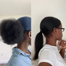 The dominican blowout is famous for straightening even the kinkiest hair without using harsh chemicals and is achieved through the following process: From That To This Dominican Blowout By My Stylist I M Thinking About Doing A Chop And Adding Color Any Suggestions On The Color Naturalhair