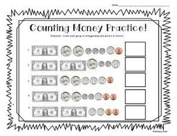 Counting Money Practice Worksheet Coins And Dollar Bills Counting Money Worksheets Practices Worksheets Money Worksheets
