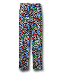 Nintendo Mario Luigi Sleep Pants Chic Clothing Style Sleep Pants Pants