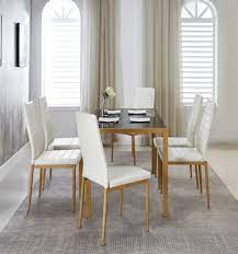 Adding extra flair to this set. Orren Ellis Nahri 7 Piece Dining Set Reviews Wayfair