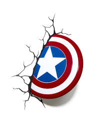 Marvel Comics 3d Captain America Shield Wall Light Amazon Com Captain America Shield Marvel Captain America Captain America