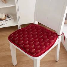 Red dining room 2025 chair cushions