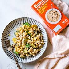 White Cheddar Elbows With Zucchini Recipe Pasta Chickpea Pasta Banza Chickpea Pasta